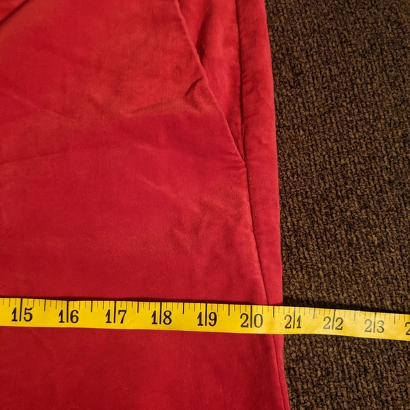 RSVP Talbots red velvet trousers - Picture 9 of 16